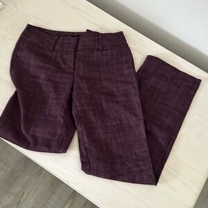 New York & Company Women's Plum Trousers